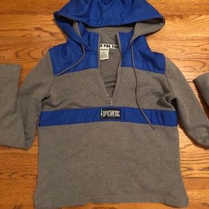 Victorious secret pink pull over sweatshirt